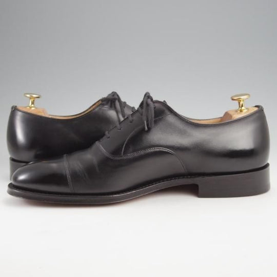 ほぼ試着程度★チャーチ 80F/UK8【現行定価￥176,000-★コンサル/CONSUL】173ラスト/ストレートチップ/カーフ/黒/メンズ/Church's★k036