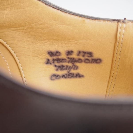 ほぼ試着程度★チャーチ 80F/UK8【現行定価￥176,000-★コンサル/CONSUL】173ラスト/ストレートチップ/カーフ/黒/メンズ/Church's★k036