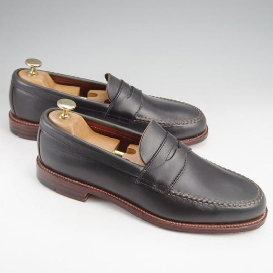 未使用★オールデン 7D【クロムエクセルレザー仕様★コインローファー/N5203F】ヴァンラスト/紺/ネイビー/メンズ/ALDEN★k037