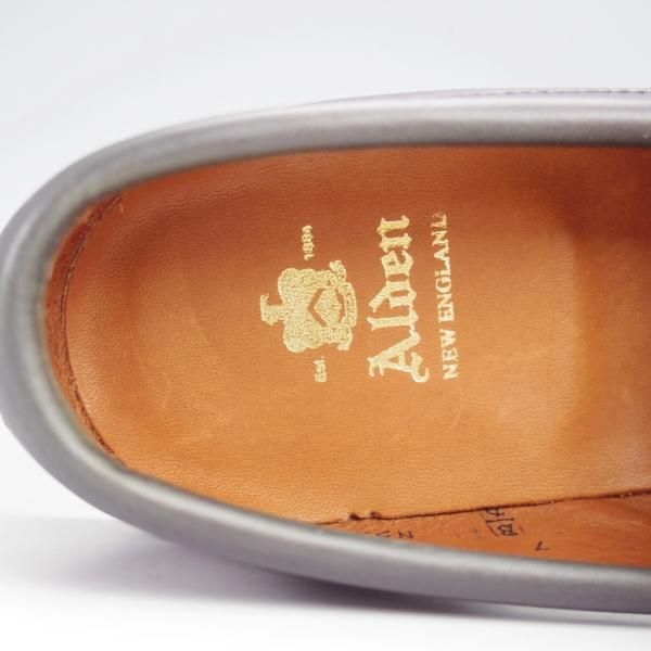 未使用★オールデン 7D【クロムエクセルレザー仕様★コインローファー/N5203F】ヴァンラスト/紺/ネイビー/メンズ/ALDEN★k037