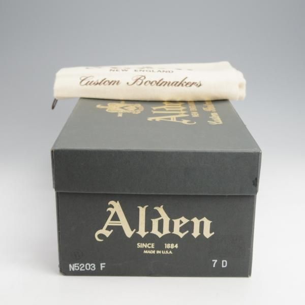 未使用★オールデン 7D【クロムエクセルレザー仕様★コインローファー/N5203F】ヴァンラスト/紺/ネイビー/メンズ/ALDEN★k037