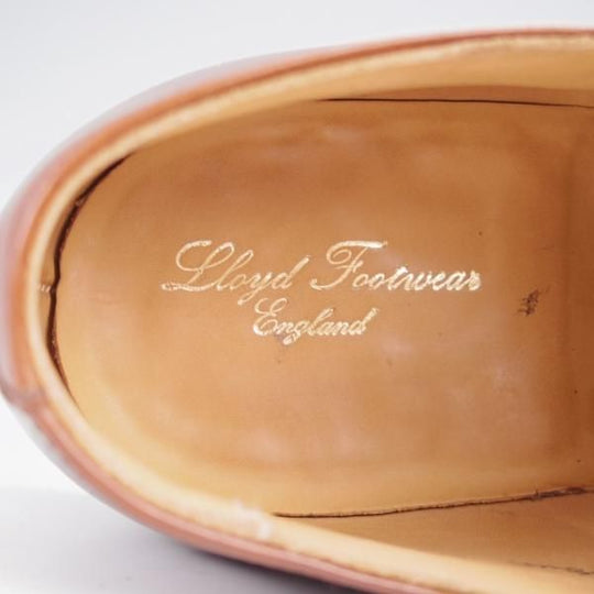 極上★クロケット&ジョーンズ 6.5E【★ロイドフットウェア別注/Lloyd Footwear】ダブルモンク/カーフ/茶/メンズ/Crockett&Jones★k042
