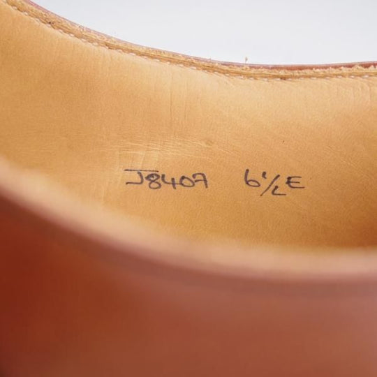 極上★クロケット&ジョーンズ 6.5E【★ロイドフットウェア別注/Lloyd Footwear】ダブルモンク/カーフ/茶/メンズ/Crockett&Jones★k042