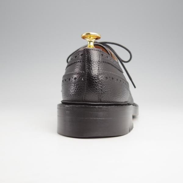 極上★トリッカーズ SIZE 7.5【現行定価10万円以上★ロングウイング/M5164】黒/カントリーシューズ/短靴/メンズ/Tricker's★k043