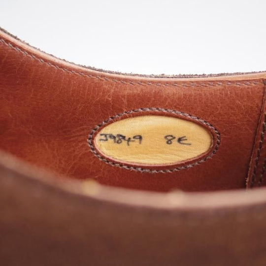 極美品★クロケット&ジョーンズ 8E【貴重★(英)ジョージクレバリー別注/モンクストラップ】スエード/濃茶/Crockett&Jones★k046