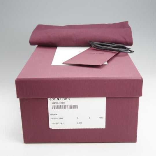 極美品★ジョンロブ 8E【定価￥294,800-★プレステージライン/Philip2/フィリップ2】7000ラスト/カーフ/黒/JOHN LOBB★k048