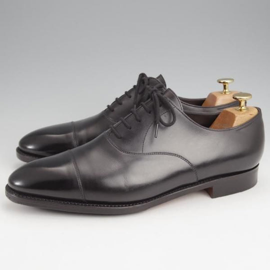 極美品★ジョンロブ 8E【定価￥203,500-★CITY 2/シティ/7000ラスト】ストレートチップ/カーフ/黒/メンズ/JOHN LOBB★k050