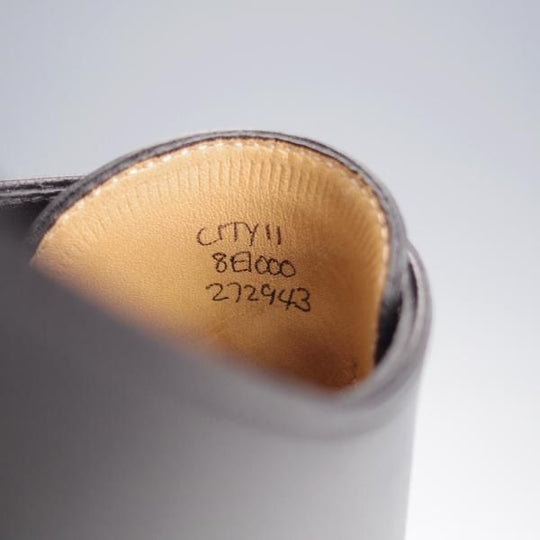 極美品★ジョンロブ 8E【定価￥203,500-★CITY 2/シティ/7000ラスト】ストレートチップ/カーフ/黒/メンズ/JOHN LOBB★k050