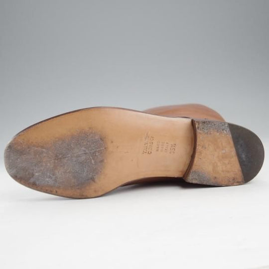 美品★(伊)タニノクリスチー(レディース) SIZE 35.5【定価10万円以上★ロングブーツ/茶】カーフ/メンズ/TANINO CRISCI★k051