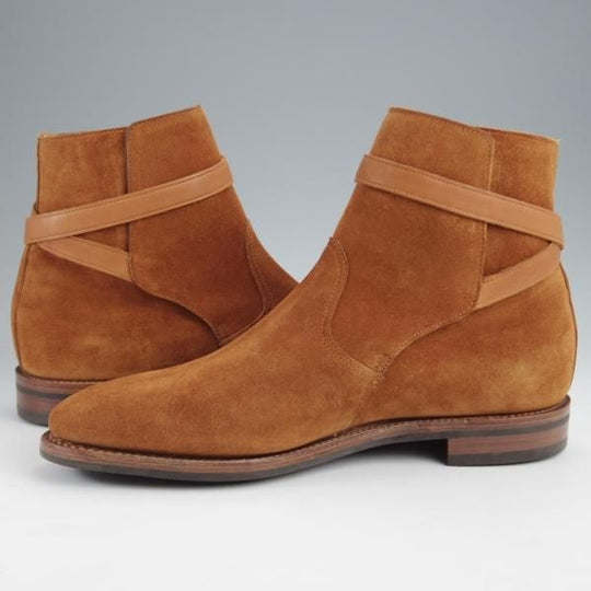 極上★ジョンロブ 6E【定価￥248,400-★JODHPUR 2/ジョッパーブーツ】7000Bラスト/スエード/TABACCO/茶/メンズ/JOHN LOBB★k053