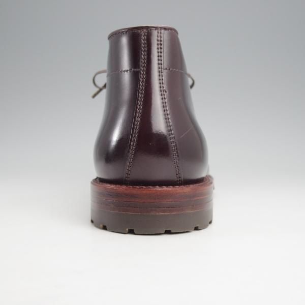 極美品★オールデン 8.5E【貴重★チャッカ丈のVチップ/コードバン/(米)Brick+Mortar別注】D9914C/バリーラスト/赤茶/ALDEN★k054