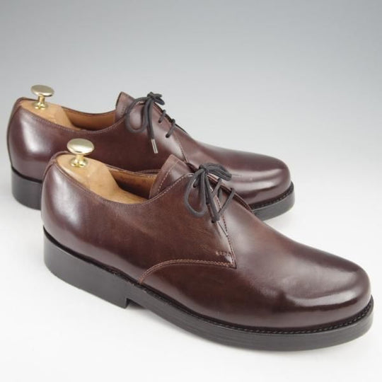 未使用★(独)ハインリッヒ・ディンケラッカー SIZE 8【貴重★コムデギャルソン別注/ジュンヤワタナベ】RIO/リオ/プレーントゥ/濃茶★k055