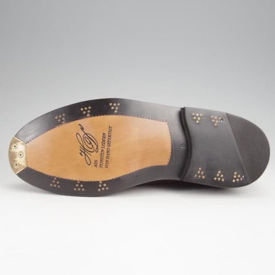 未使用★(独)ハインリッヒ・ディンケラッカー SIZE 8【貴重★コムデギャルソン別注/ジュンヤワタナベ】RIO/リオ/プレーントゥ/濃茶★k055