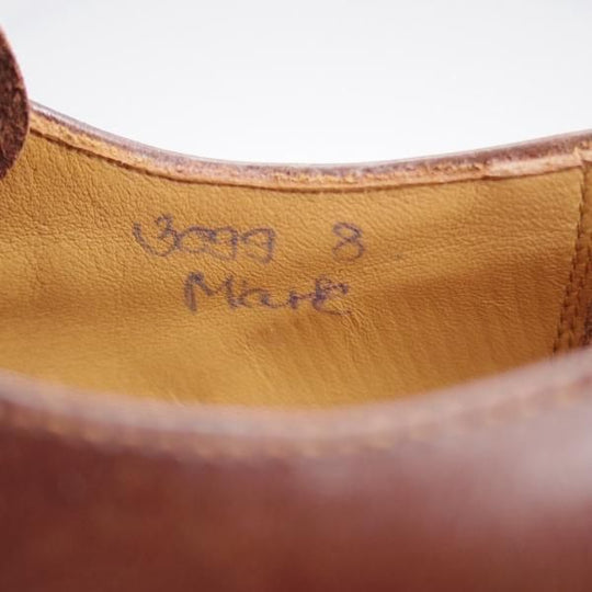 未使用★(独)ハインリッヒ・ディンケラッカー SIZE 8【貴重★コムデギャルソン別注/ジュンヤワタナベ】RIO/リオ/プレーントゥ/濃茶★k055