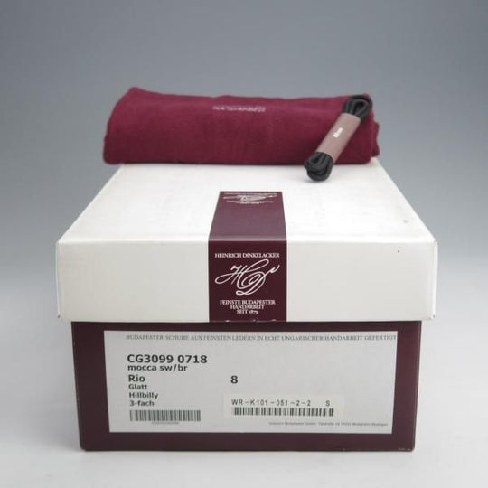 未使用★(独)ハインリッヒ・ディンケラッカー SIZE 8【貴重★コムデギャルソン別注/ジュンヤワタナベ】RIO/リオ/プレーントゥ/濃茶★k055