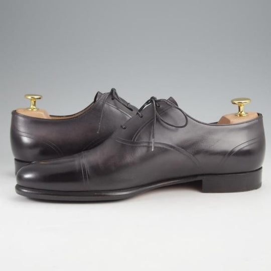 ★(仏)ベルルッティ SIZE 6【黒系パティーヌ★ヴェネチアレザー/ストレートチップ】メンズ/Berluti★k056