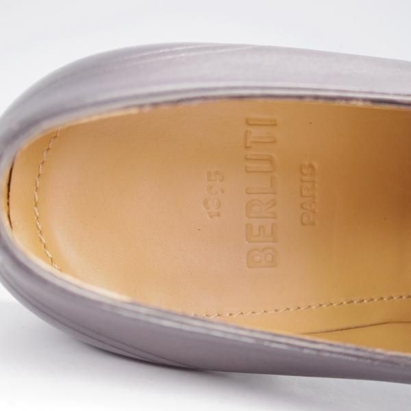 ★(仏)ベルルッティ SIZE 6【黒系パティーヌ★ヴェネチアレザー/ストレートチップ】メンズ/Berluti★k056