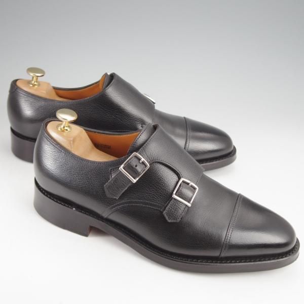 極美品★ジョンロブ 7E【現行定価￥224,400-★WILLIAM/(水牛)バッファローレザー】9795Rラスト/ウィリアム/ダブルモンク/JOHN LOBB★k057