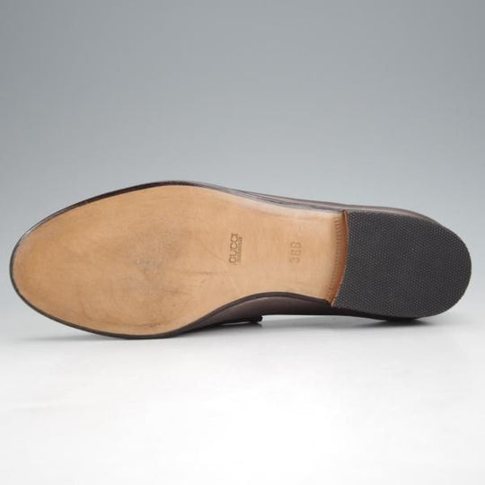 使用僅か★(伊)GUCCI/グッチ(レディース) SIZE 36【★ホースビットローファー/ブロンズ系】カーフ/スリッポン★k060