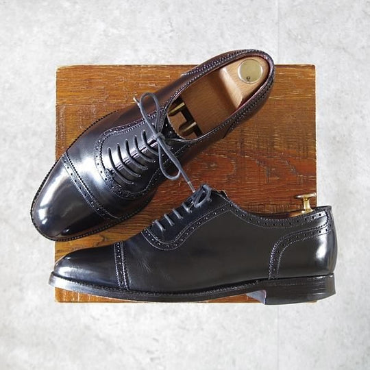 ★チャーチ 65F/UK6.5【最上級★マスタークラス/Masterclass】旧チャーチ/35ラスト/SHELLEY/クォーターブローグ/カーフ/黒/Church's★k061