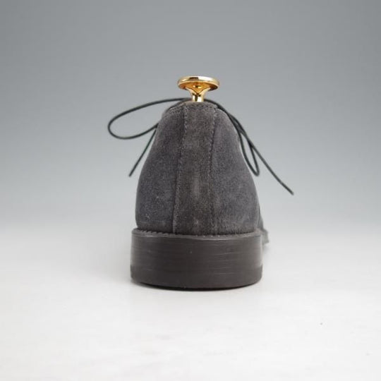 未使用★(伊)サントーニ SIZE 5.5【★パンチドキャップトゥ/3066】スエード/灰/メンズ/Santoni★k062