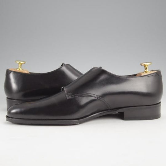 未使用★(伊)DUCAL/デュカル SIZE 41.5【定価￥90,720-★ダブルモンク/6890】カーフ/黒/メンズ★k063