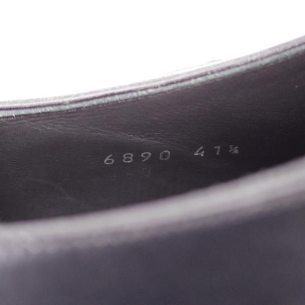 未使用★(伊)DUCAL/デュカル SIZE 41.5【定価￥90,720-★ダブルモンク/6890】カーフ/黒/メンズ★k063