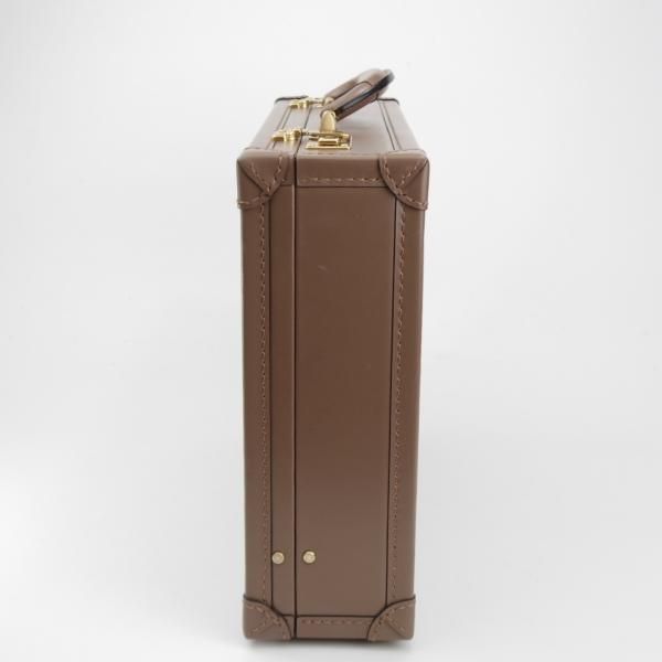 極上★ココマイスター/COCOMEISTER【定価￥420,000-★クリスペルカーフ・オルデンブルク/アタッシュケース】バッグ/メンズ/茶/革/鞄★N5876