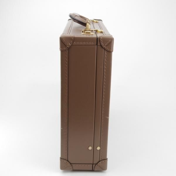 極上★ココマイスター/COCOMEISTER【定価￥420,000-★クリスペルカーフ・オルデンブルク/アタッシュケース】バッグ/メンズ/茶/革/鞄★N5876
