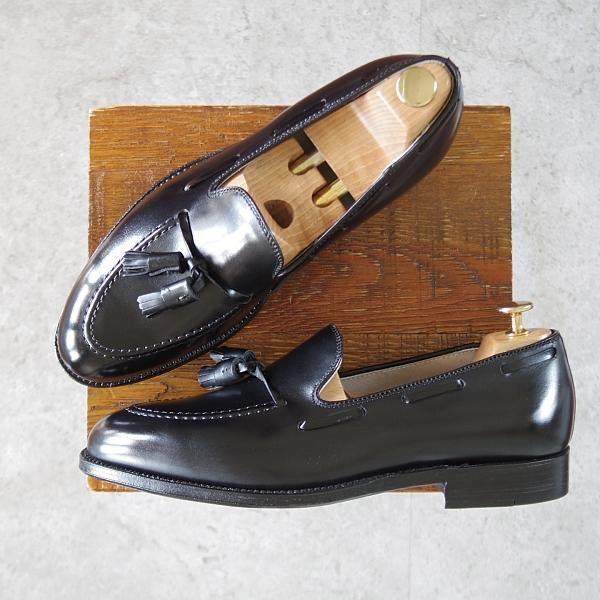 未使用★オールデン 8.5E【現行定価10万円以上★タッセルローファー/660】アバディーンラスト/黒/カーフ/メンズ/ALDEN★k066