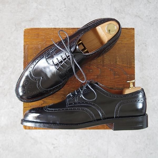 オールデン 7D【フルブローグ/967/カーフ/黒】 | 高級中古革靴の