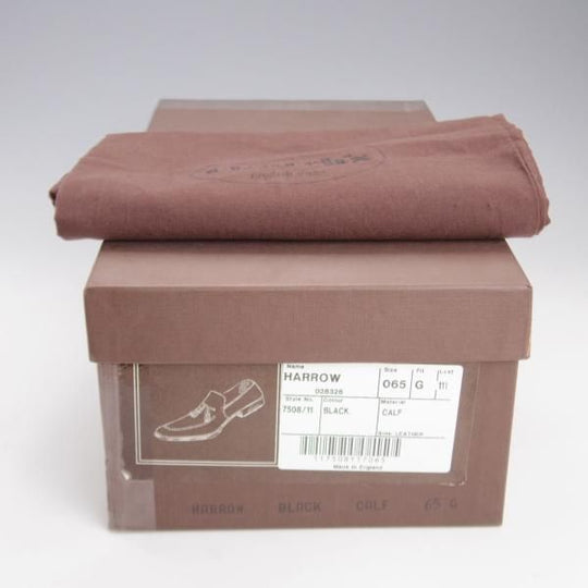 未使用★チャーチ 65G/UK6.5【★タッセルローファー/HARROW】111ラスト/カーフ/黒/メンズ/Church's★k069