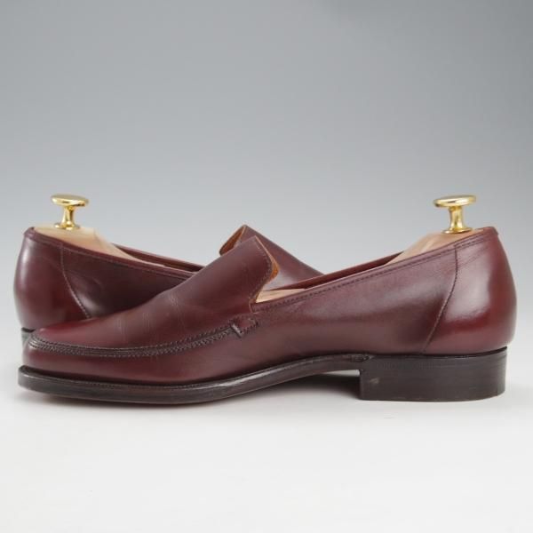 ★クロケット&ジョーンズ 5E【★(英)ポールセンスコーン別注/Poulsen Skone】ローファー/カーフ/赤茶/メンズ/Crockett&Jones★k070