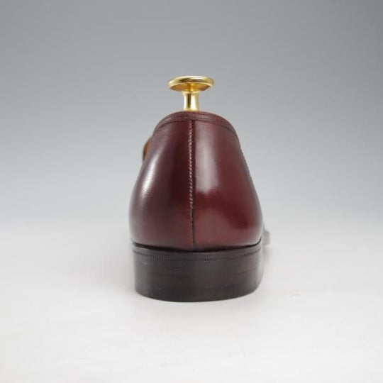 ★クロケット&ジョーンズ 5E【★(英)ポールセンスコーン別注/Poulsen Skone】ローファー/カーフ/赤茶/メンズ/Crockett&Jones★k070