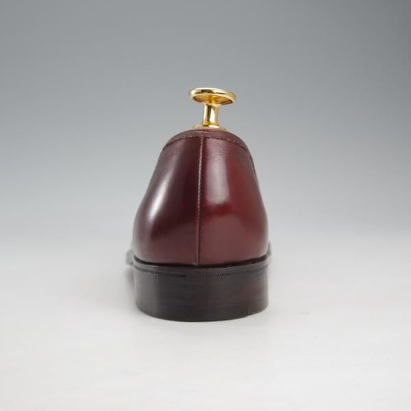 ★クロケット&ジョーンズ 5E【★(英)ポールセンスコーン別注/Poulsen Skone】ローファー/カーフ/赤茶/メンズ/Crockett&Jones★k070