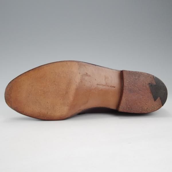 ★クロケット&ジョーンズ 5E【★(英)ポールセンスコーン別注/Poulsen Skone】ローファー/カーフ/赤茶/メンズ/Crockett&Jones★k070