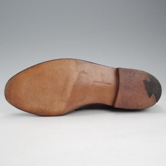 ★クロケット&ジョーンズ 5E【★(英)ポールセンスコーン別注/Poulsen Skone】ローファー/カーフ/赤茶/メンズ/Crockett&Jones★k070