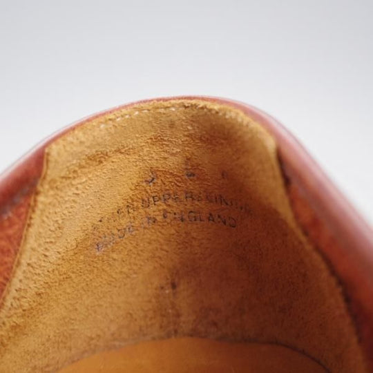 ★クロケット&ジョーンズ 5E【★(英)ポールセンスコーン別注/Poulsen Skone】ローファー/カーフ/赤茶/メンズ/Crockett&Jones★k070