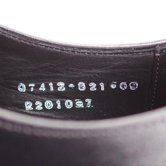 極美品★三陽山長 SIZE 7【定価￥80,300-★友二郎/R2010ラスト】ストレートチップ/カーフ/黒/メンズ/TOMOJIRO/Sanyo Yamacho★k071