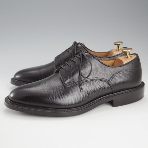 極美品★ユニオンインペリアル SIZE 6.5【定価￥57,200-★ダイナイトソール/アノネイ社のエンボスレザー】SU401/プレーントゥ/黒★k072