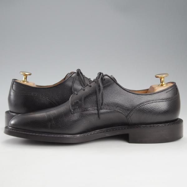 極美品★ユニオンインペリアル SIZE 6.5【定価￥57,200-★ダイナイトソール/アノネイ社のエンボスレザー】SU401/プレーントゥ/黒★k072