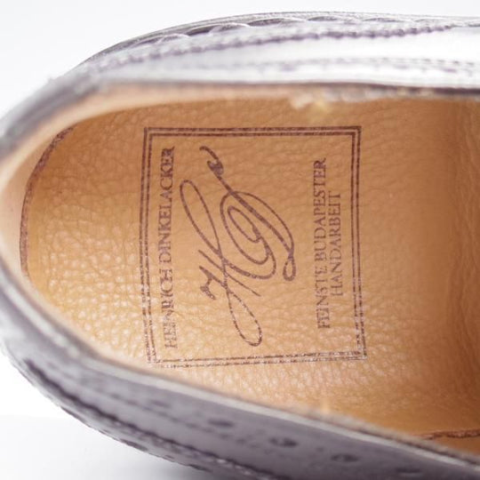 未使用★(独)ハインリッヒ・ディンケラッカー SIZE 8.5【貴重★BUDA/ブダ】カーフ/黒/Heinrich Dinkelacker★k086