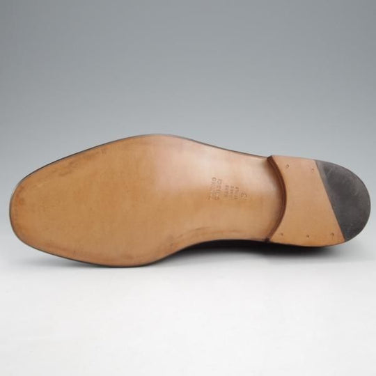 未使用★(伊)タニノクリスチー SIZE 8【貴重★グッドイヤーウェルテッド製法/ストレートチップ】カーフ/黒/メンズ/TANINO CRISCI★k088