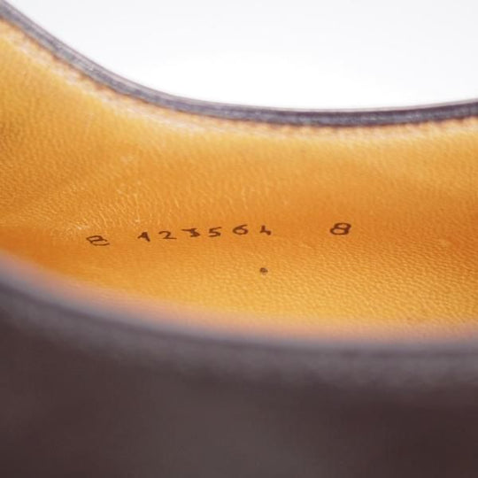 未使用★(伊)タニノクリスチー SIZE 8【貴重★グッドイヤーウェルテッド製法/ストレートチップ】カーフ/黒/メンズ/TANINO CRISCI★k088