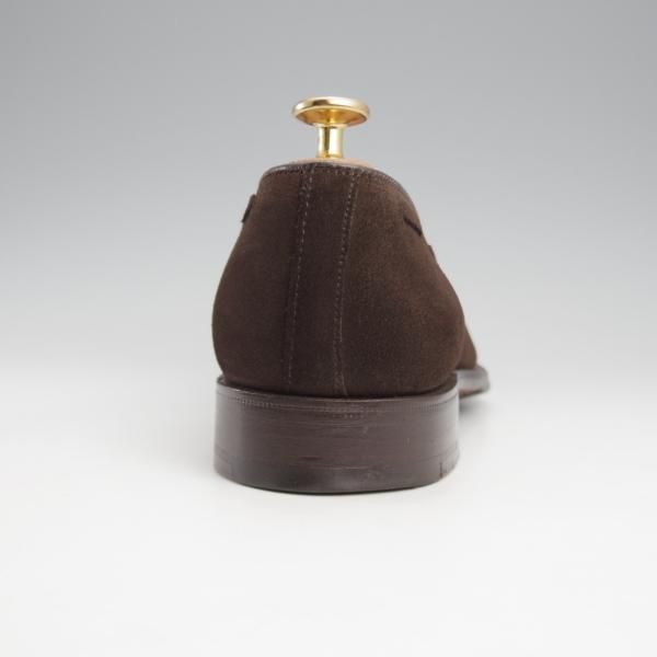 極美品★チャーチ 60F/UK6【★(英)C.F.ステッド社のスーパーバック/KEATS 450】タッセルローファー/93ラスト/スエード/濃茶/Church'★k089