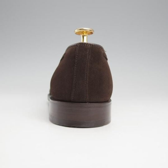 極美品★チャーチ 60F/UK6【★(英)C.F.ステッド社のスーパーバック/KEATS 450】タッセルローファー/93ラスト/スエード/濃茶/Church'★k089