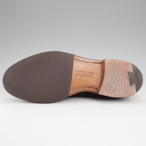 極美品★チャーチ 60F/UK6【★(英)C.F.ステッド社のスーパーバック/KEATS 450】タッセルローファー/93ラスト/スエード/濃茶/Church'★k089