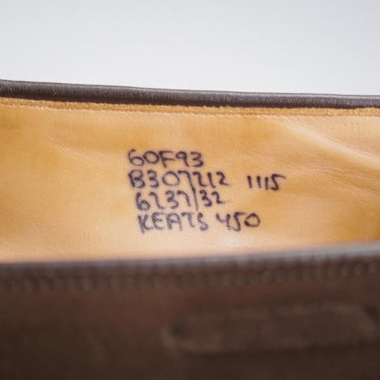 極美品★チャーチ 60F/UK6【★(英)C.F.ステッド社のスーパーバック/KEATS 450】タッセルローファー/93ラスト/スエード/濃茶/Church'★k089