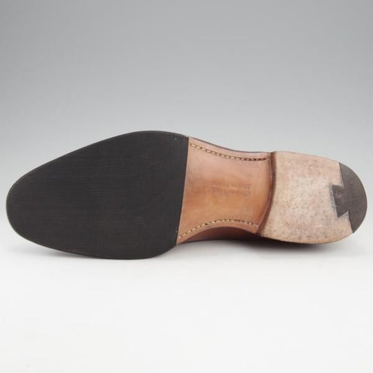 美品★チャーチ 85F/UK8.5【★ストレートチップ/LAVERSTOCK】138ラスト/カーフ/茶/メンズ/Church's★k090