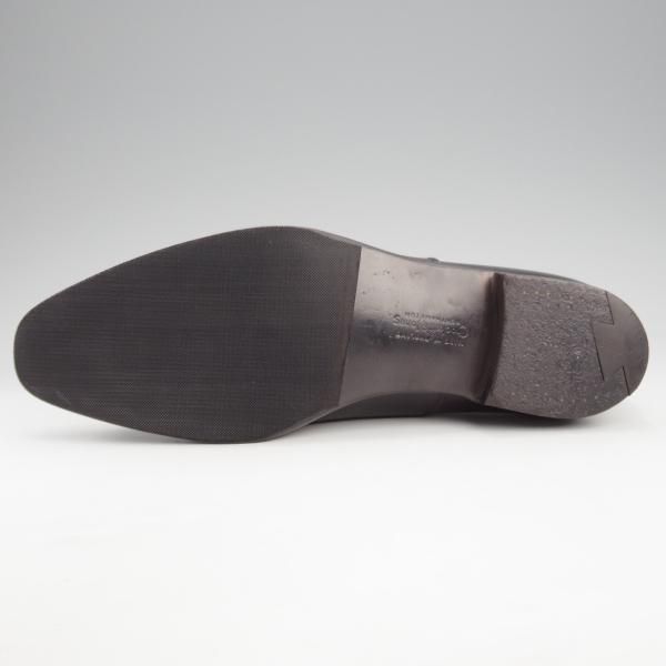 極上★クロケット&ジョーンズ 8.5D【定価￥101,200-★ハンドグレードライン/HARLEY】セミブローグ/カーフ/黒/Crockett&Jones★k091